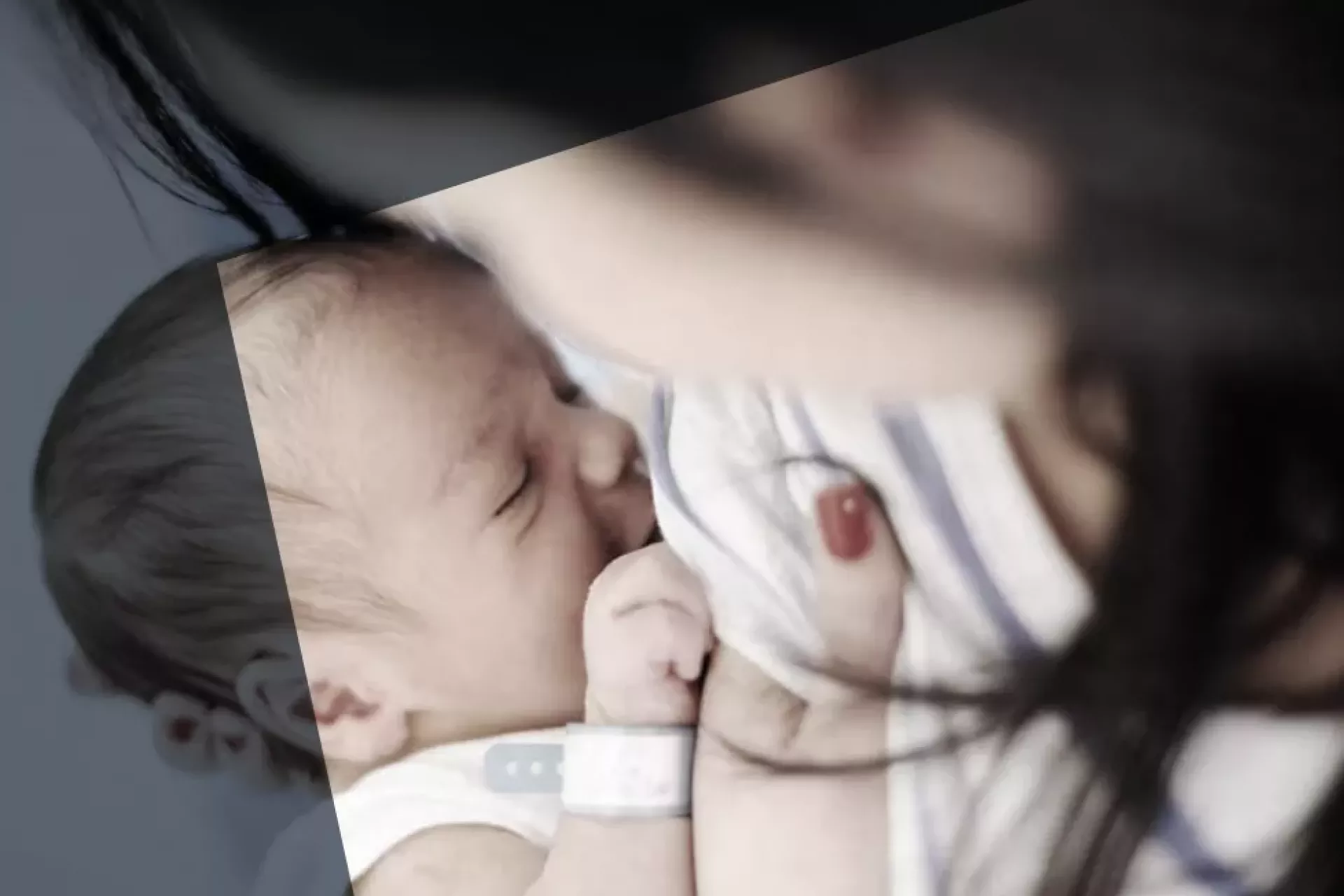 Baby breastfeeding